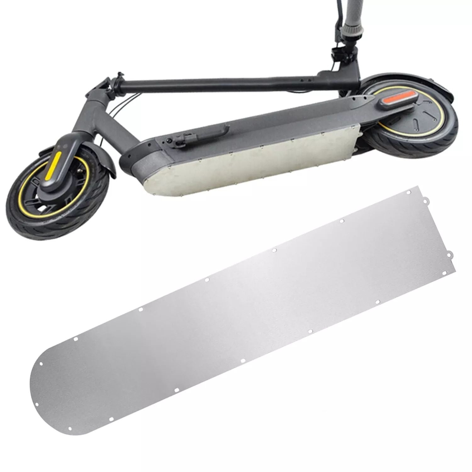 Untere Abdeckplatte aus Edelstahl für den Xiaomi M365 Scooter