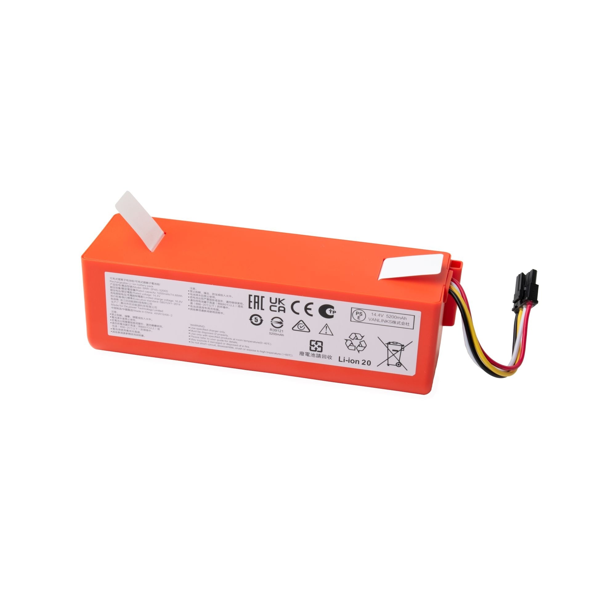 Original Roborock Li-Ion Battery for Xiaomi Roborock S5, S6, S7, Q7 and S8