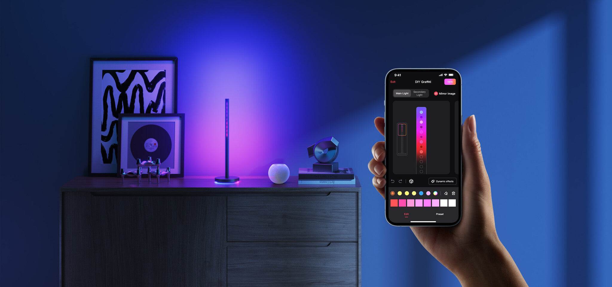 Barre lumineuse RGBIC Xiaomi Yeelight Beam - Pack de 2