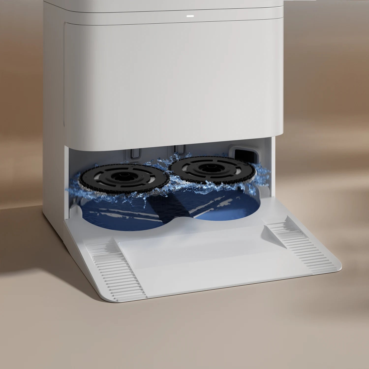 Xiaomi Robot Vacuum H50 wast de dweilpads automatisch schoon in het dockingstation