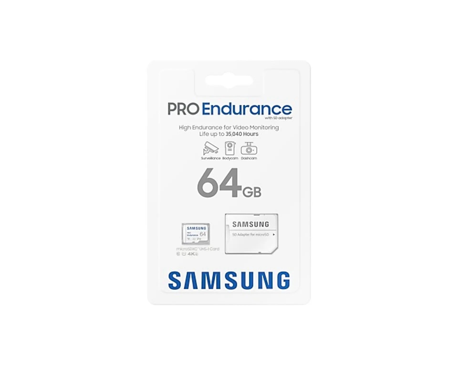 Samsung Pro Endurance 64GB + Adapter Micro-SD-Speicherkarte