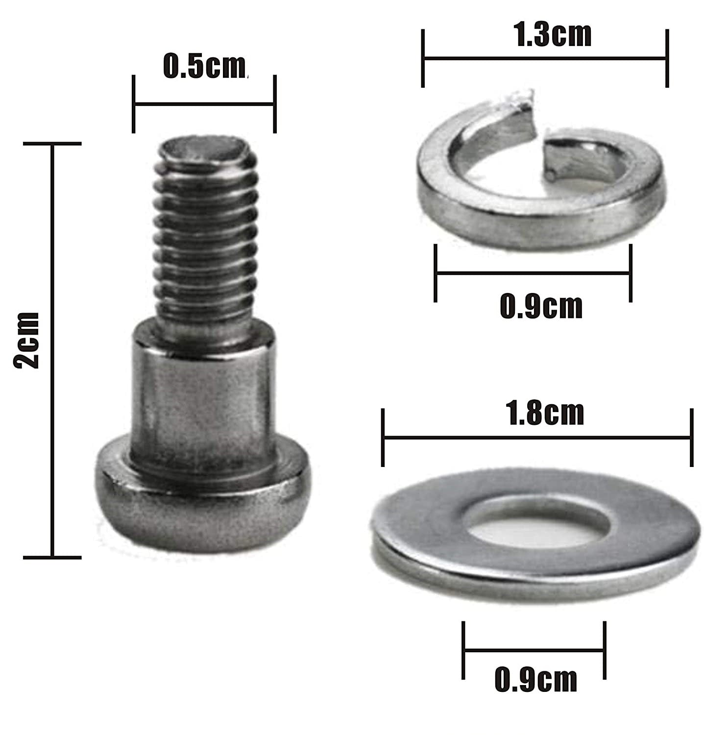Rear Wheel Screws for Xiaomi M365, M365 Pro, Mi Essential, Mi 1S and Mi Pro 2 Scooter