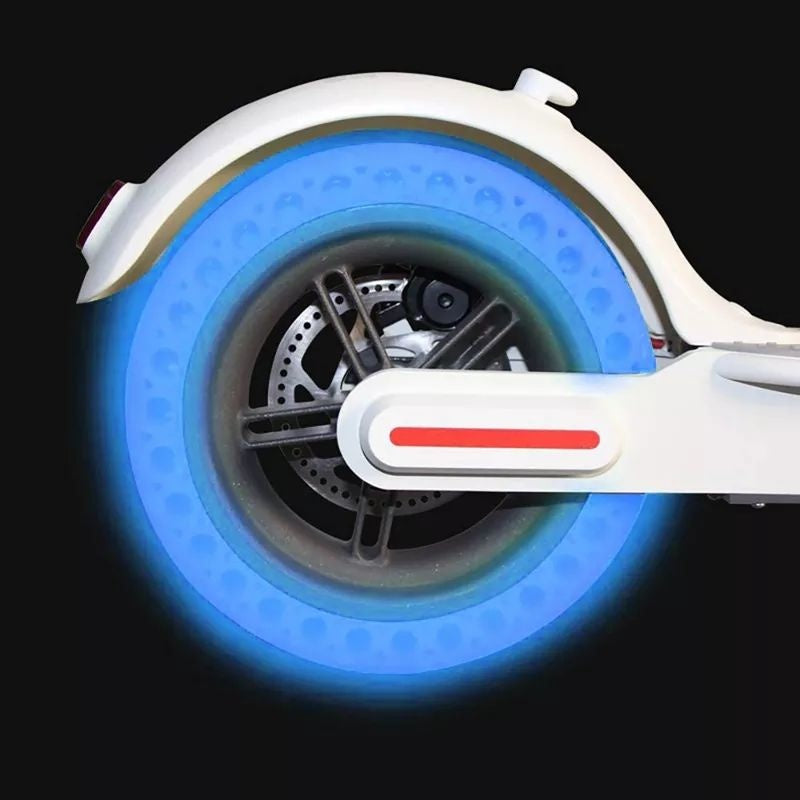 Fluoreszierender Vollgummi-Pannenschutz-Reifenmantel für Xiaomi M365 Scooter