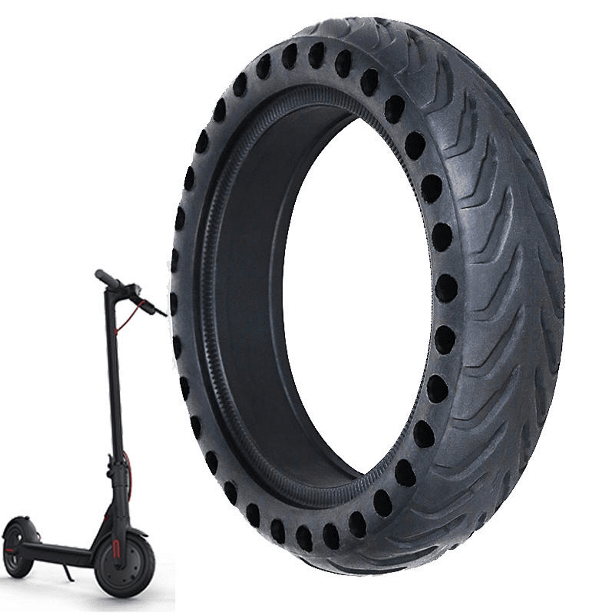 Vollgummi-Reifen pannensicher für Xiaomi M365, M365 Pro, Essential, 1S und Pro 2 Scooter