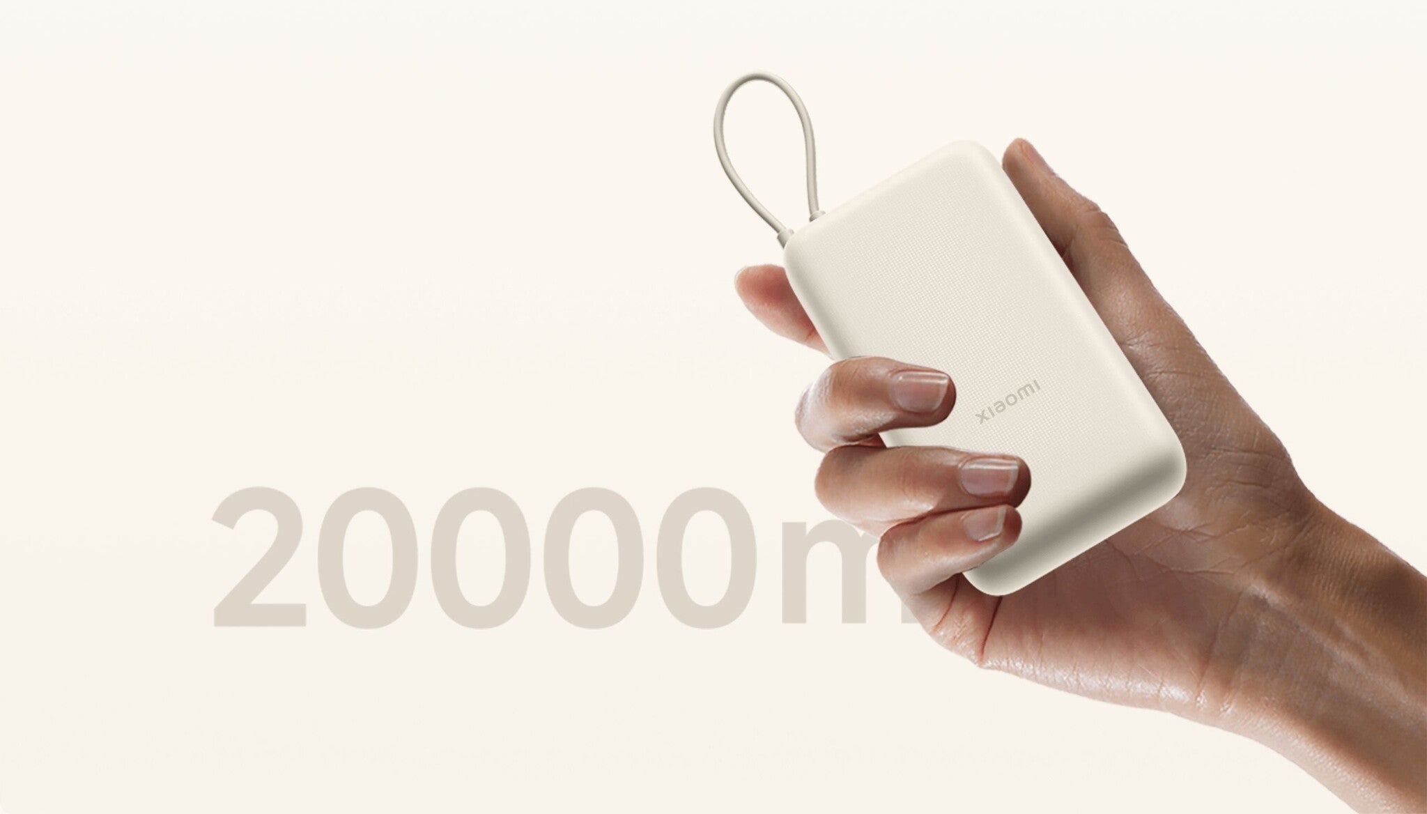 Xiaomi 33W Power Bank 20000mAh (Integriertes Kabel)