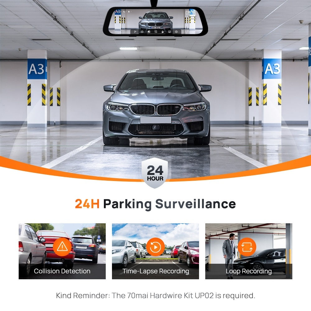 Xiaomi 70Mai Rearview Mirror Dashcam S500