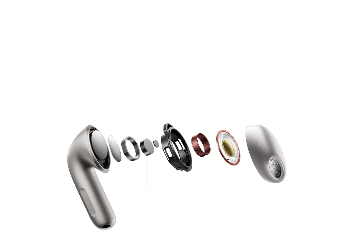Onderdelen van de 11 mm driver met verguld membraan in de Xiaomi Buds 6