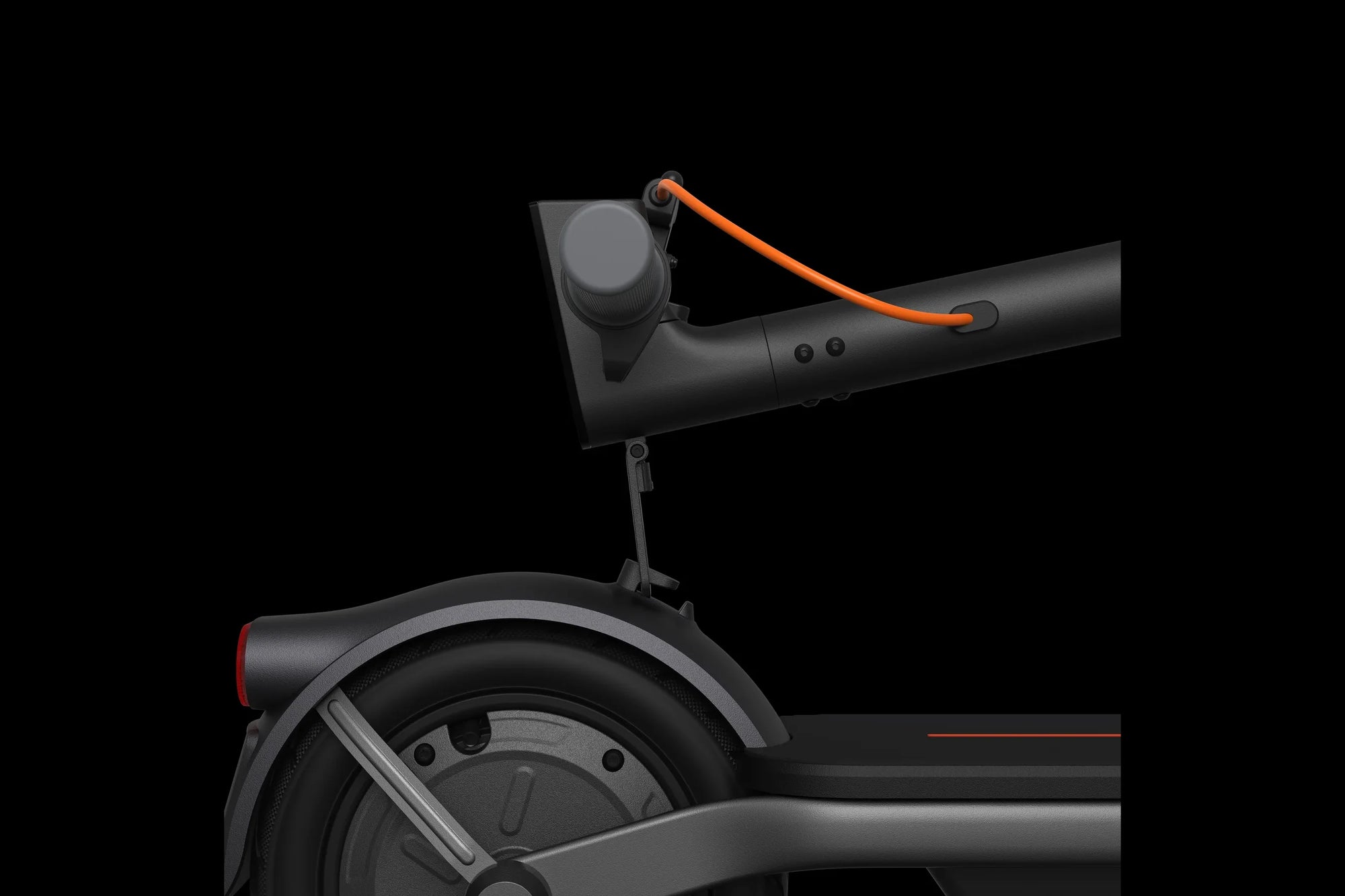 In drie stappen opvouwen van de Xiaomi Electric Scooter 6 Lite