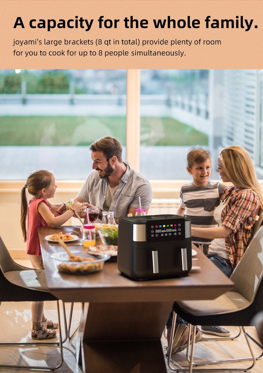 Xiaomi Joyami Heißluftfritteuse 7,6 Liter