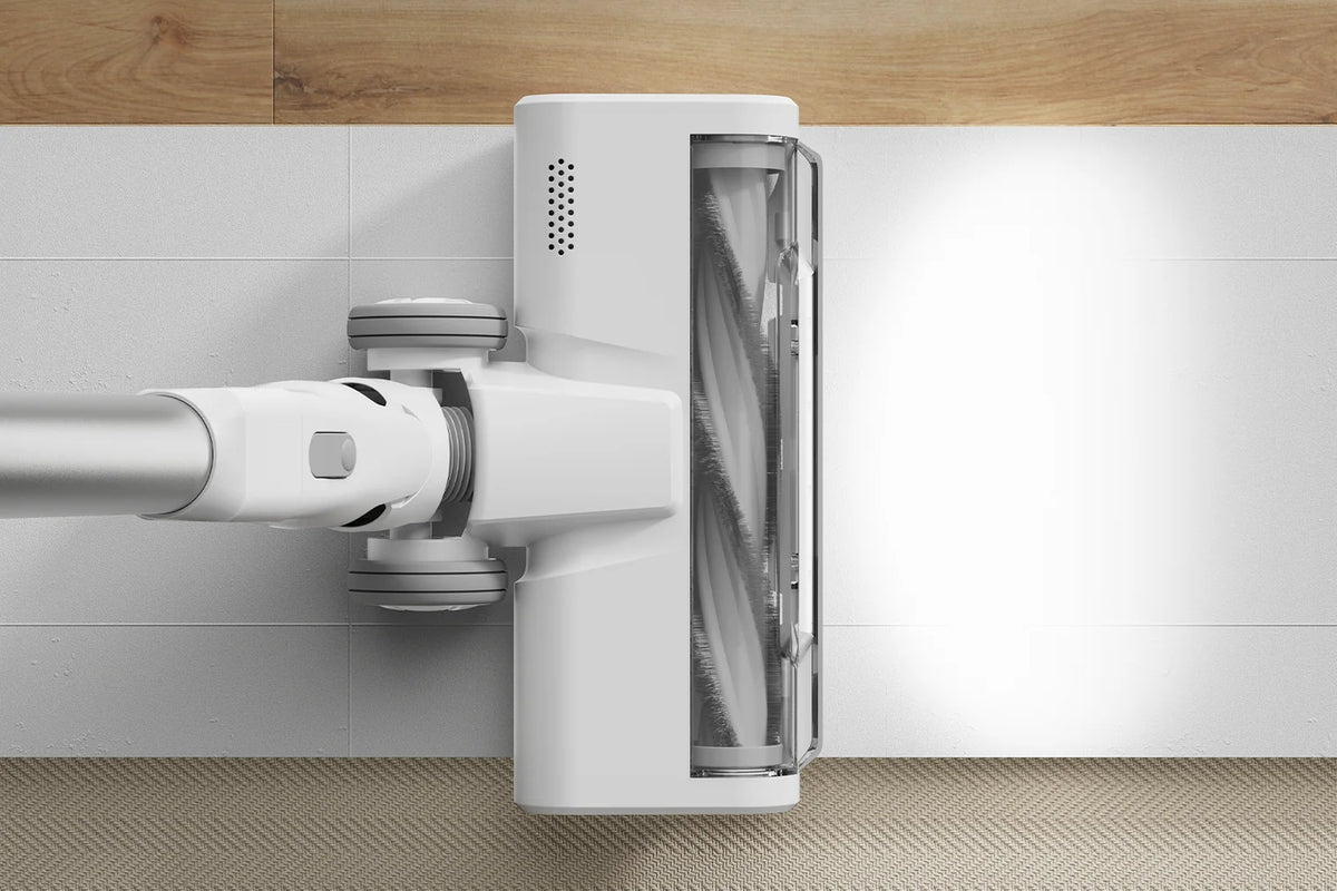 Ledlamp van de Xiaomi Mijia Vacuum Cleaner 4C verlicht de vloer