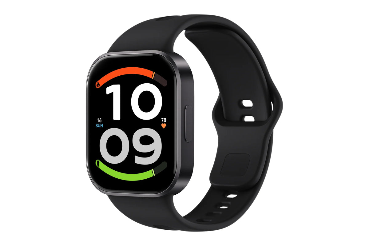 Xiaomi Redmi Watch 6 Active in Midnight Black schuin van links