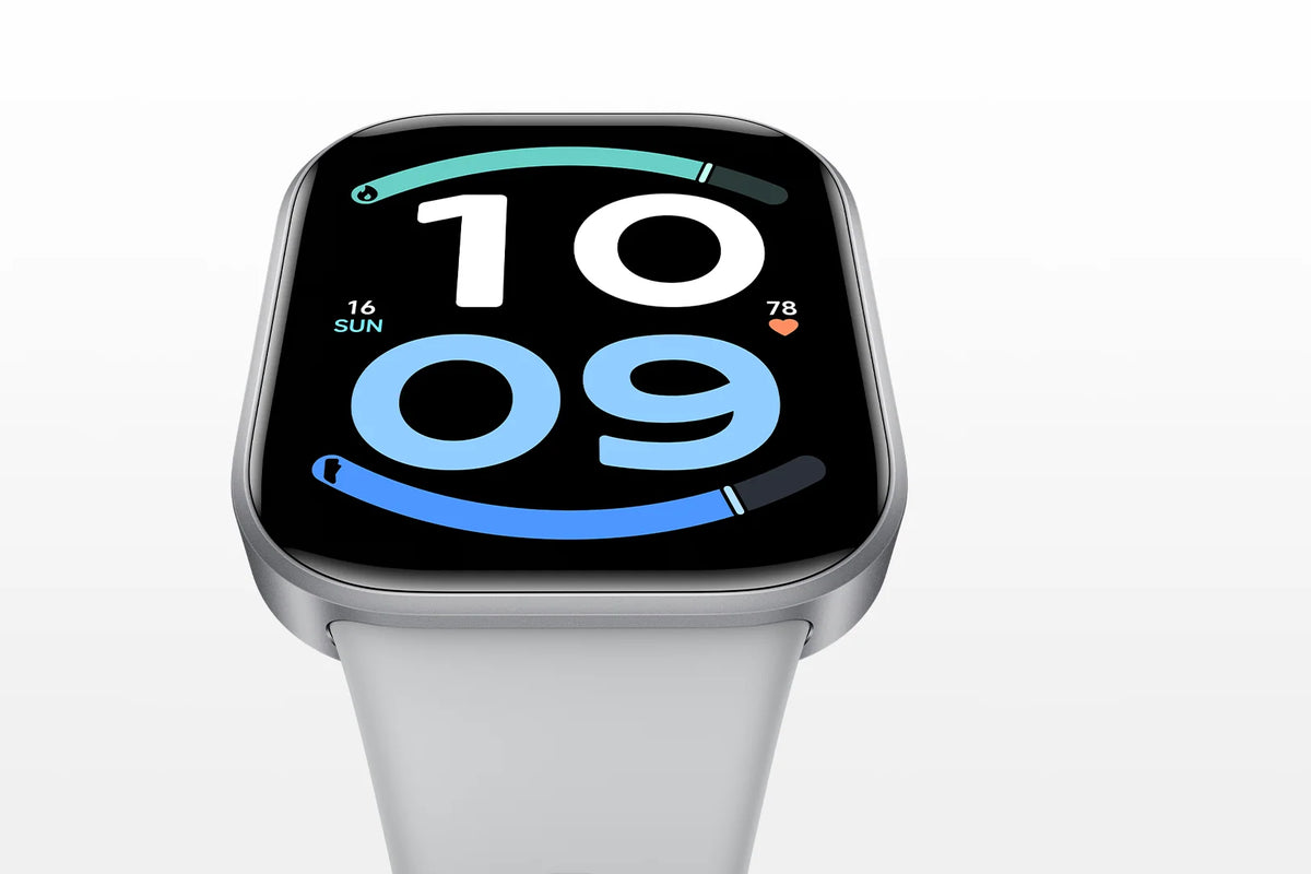 1,85 inch AMOLED-scherm van de Xiaomi Redmi Watch 6 Active in Matte Silver
