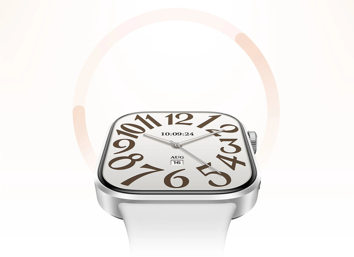 Xiaomi Redmi Watch 6 met een analoge wijzerplaat op het AMOLED-scherm
