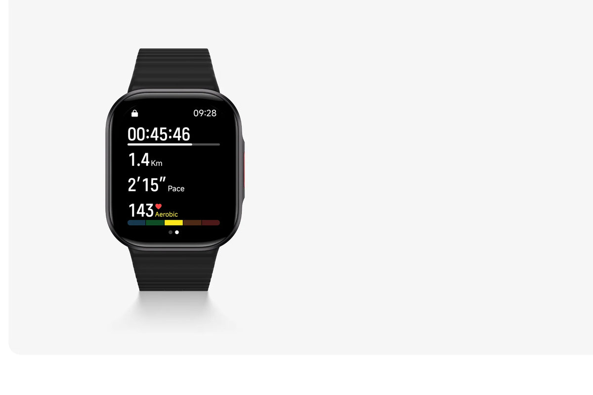 Trainingsgegevens met tempo en hartslag op de Xiaomi Redmi Watch 6 Lite