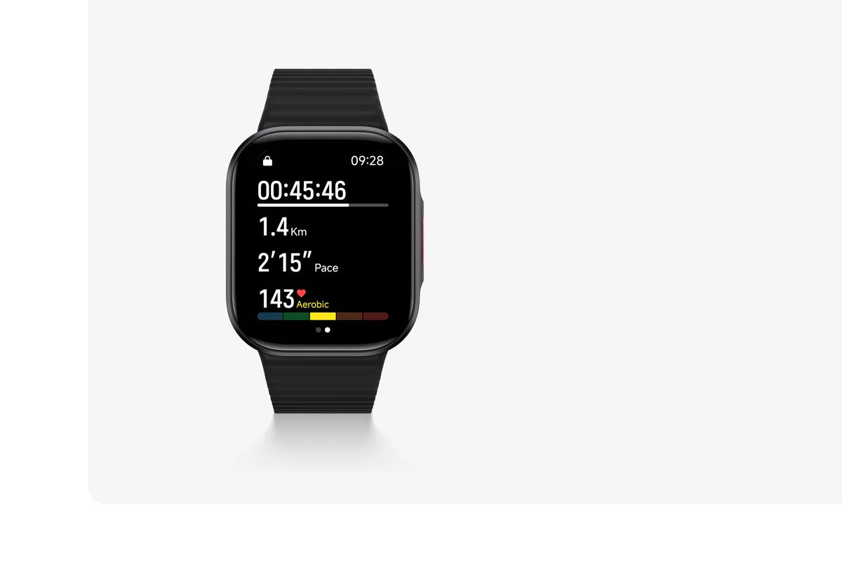 Xiaomi Redmi Watch 6 Lite registreert een hardlooptraining met ingebouwde GPS