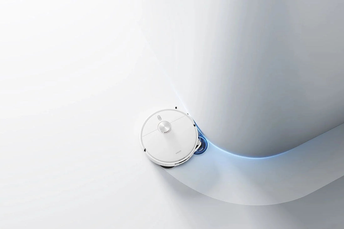 Xiaomi Robot Vacuum H50 Pro veegt met uitschuifbare zijborstel om een pilaar
