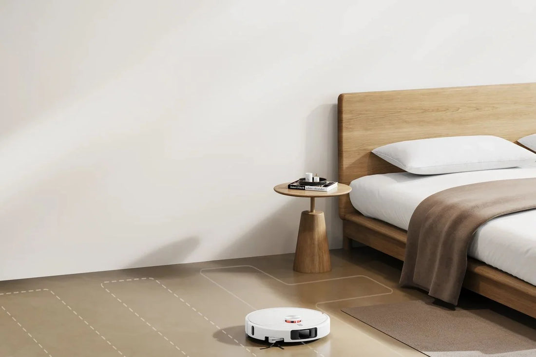 Plattegrond die de Xiaomi Robot Vacuum H50 Pro met lasernavigatie maakt