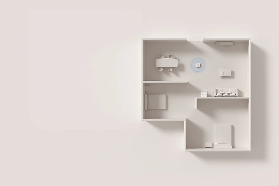 Plattegrond die de Xiaomi Robot Vacuum H50 met lasernavigatie maakt
