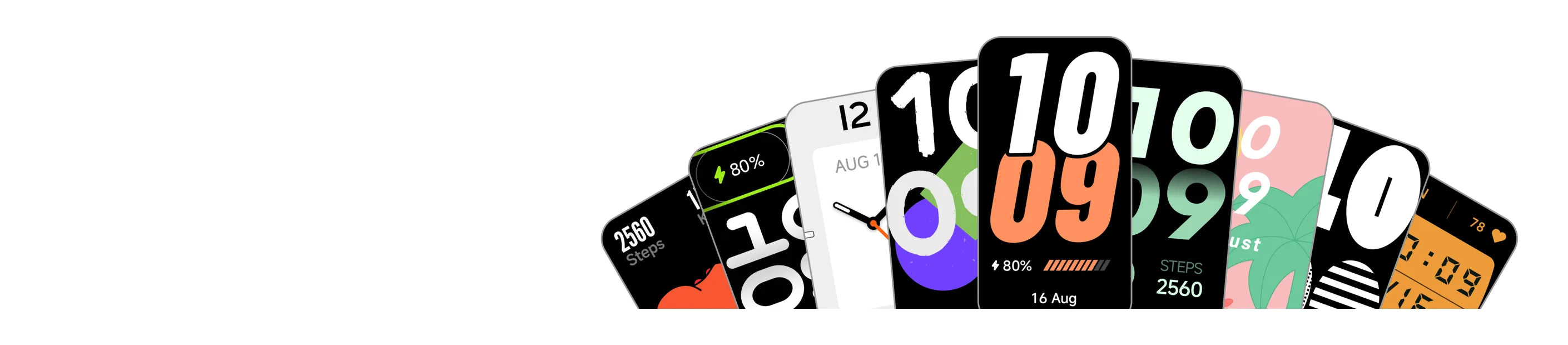 Waaier van meer dan 100 wijzerplaten voor de Xiaomi Smart Band 11 Active