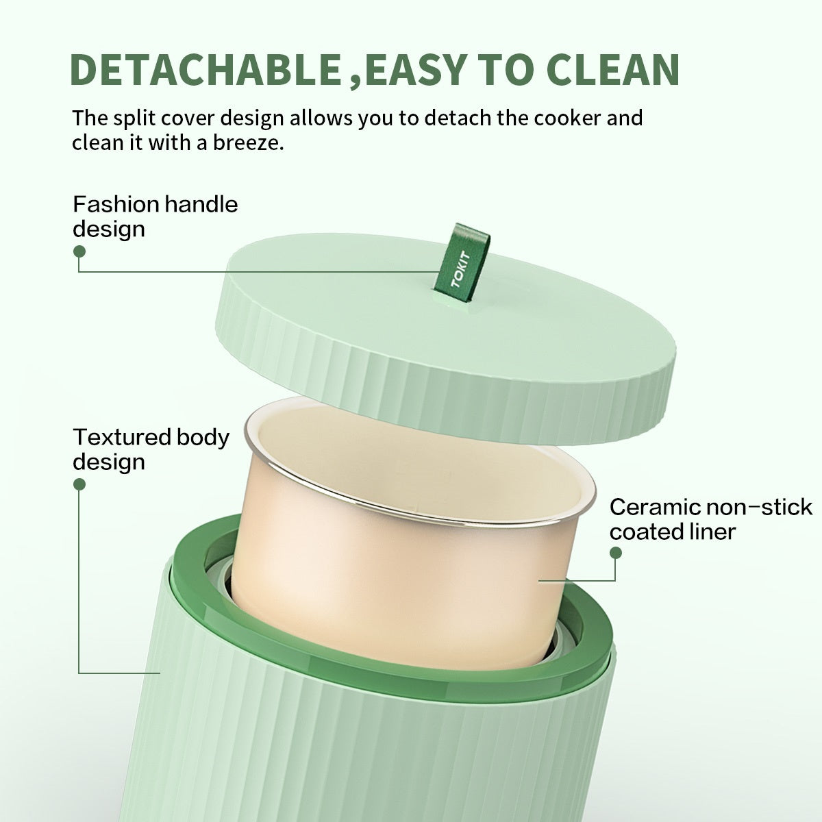 Xiaomi TOKIT Pat Reiskocher 1,5 L