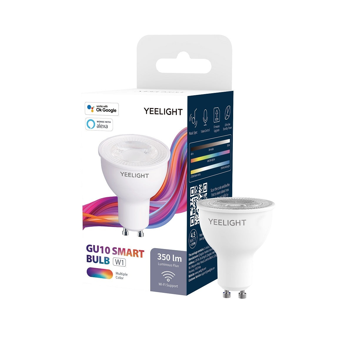 Xiaomi Yeelight GU10 LED Smart Bulb W1 Kleur