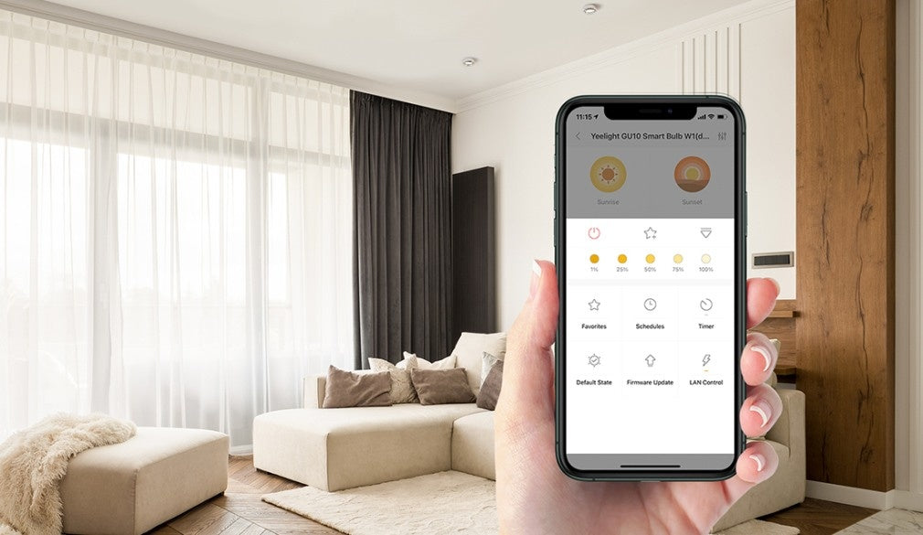 Xiaomi Yeelight GU10 LED Smart Bulb W1 Wit Dimbaar