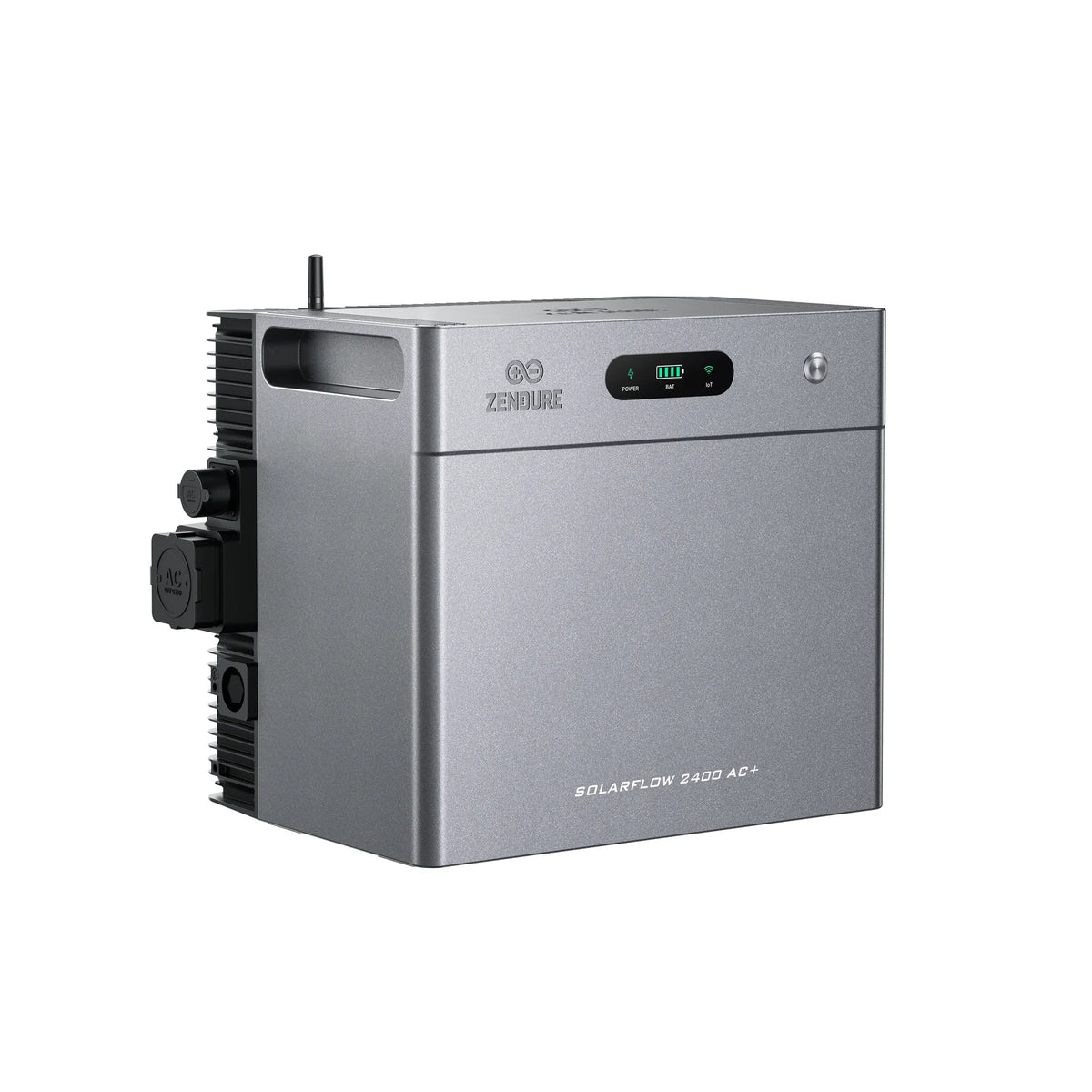 Linkerzijde van de Zendure SolarFlow 2400 AC+