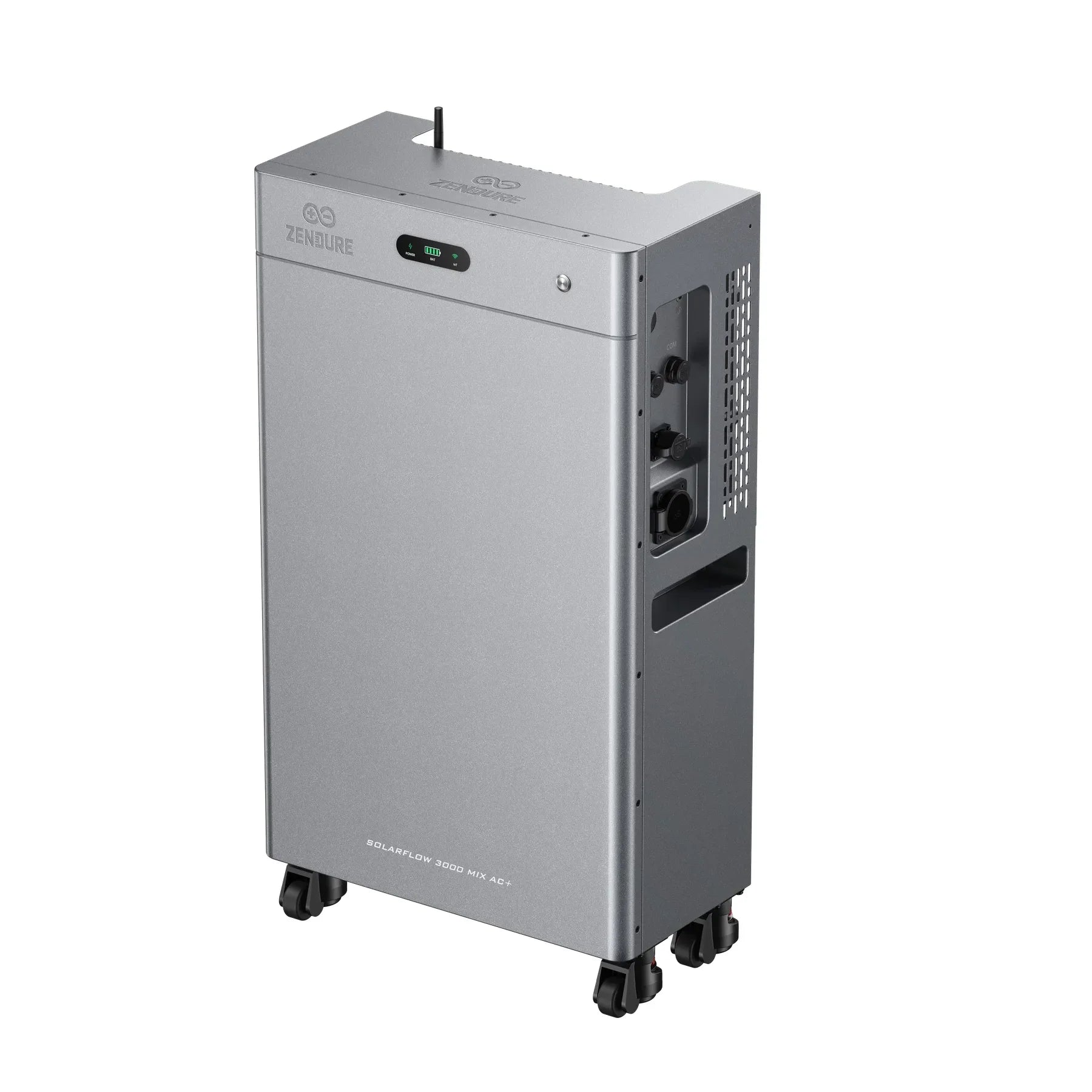 Zendure SolarFlow 3000 Mix AC+ thuisbatterij op witte achtergrond